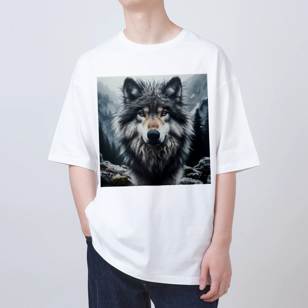 中村マコトのオオカミ　森の番人 Oversized T-Shirt