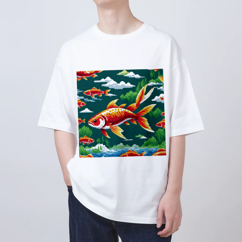 yukki1975のピクセルアートの5月 オーバーサイズTシャツ