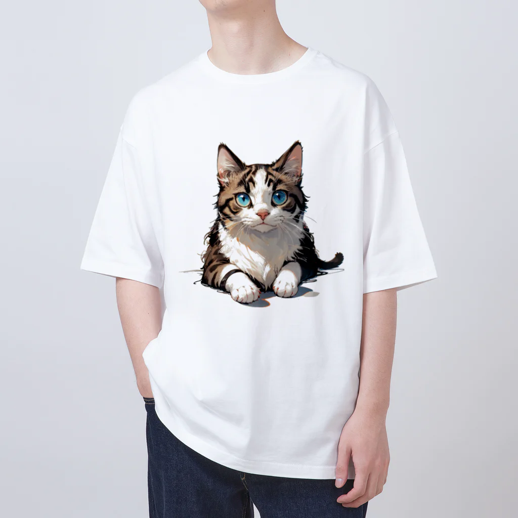 KaKigoyaのン猫ちゃん！！ オーバーサイズTシャツ