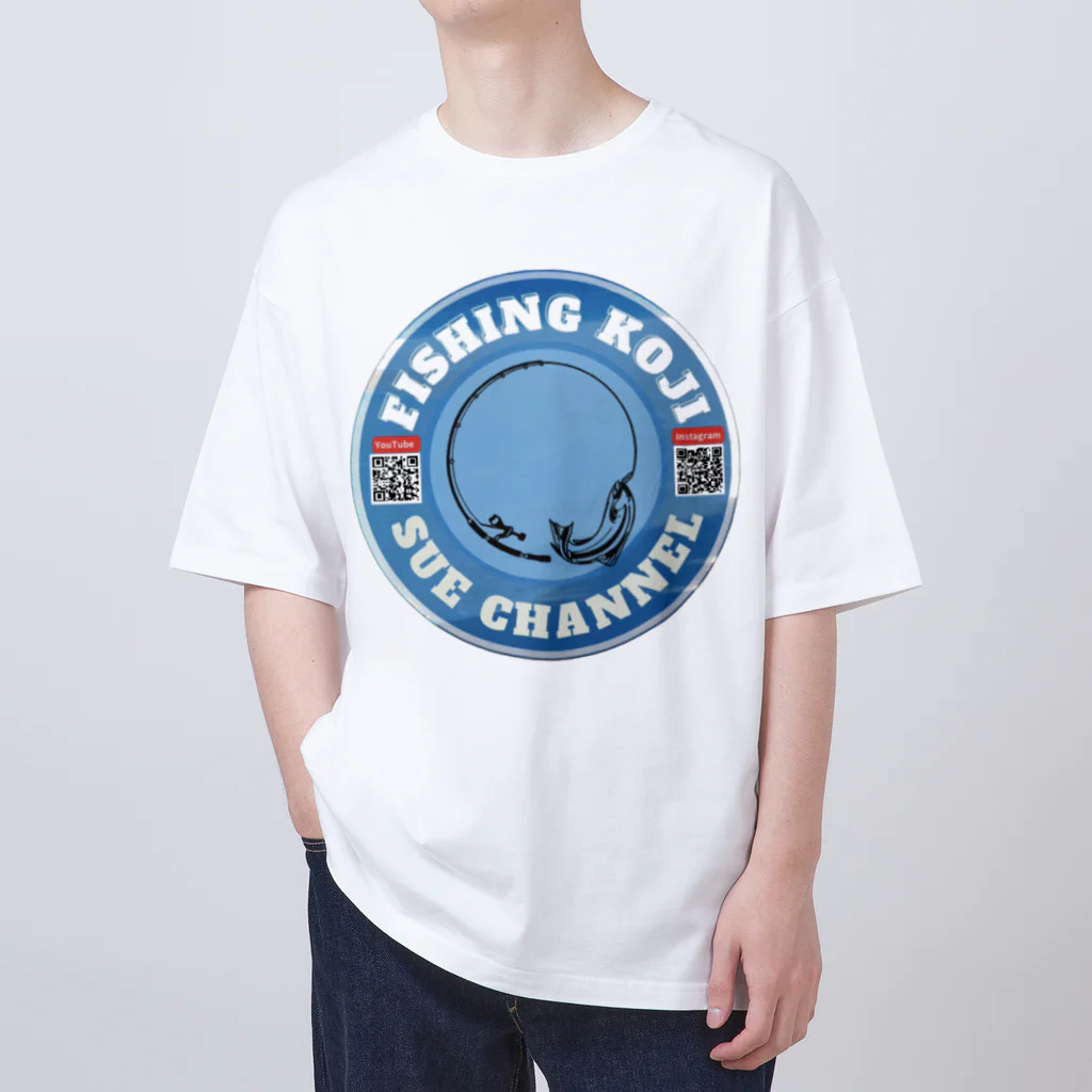 すえch公式ショップの釣りKojiロゴアイテム オーバーサイズTシャツ