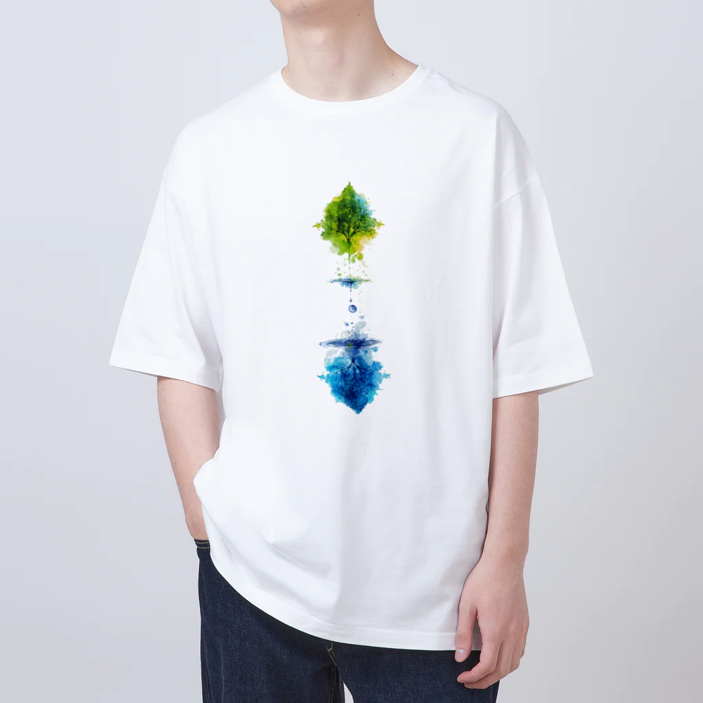 Chi3の生命の水 クリーンウォーターの未来 Oversized T-Shirt