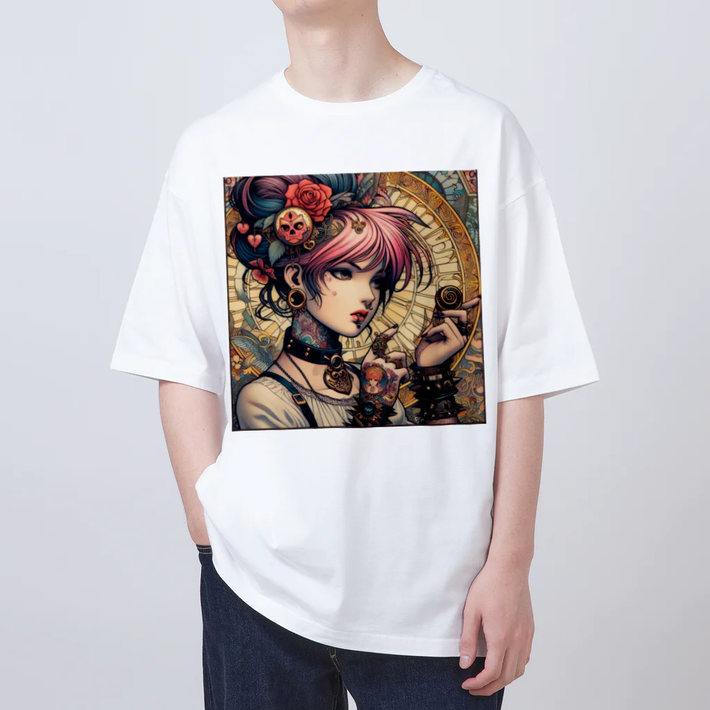 riarioのピンク オーバーサイズTシャツ