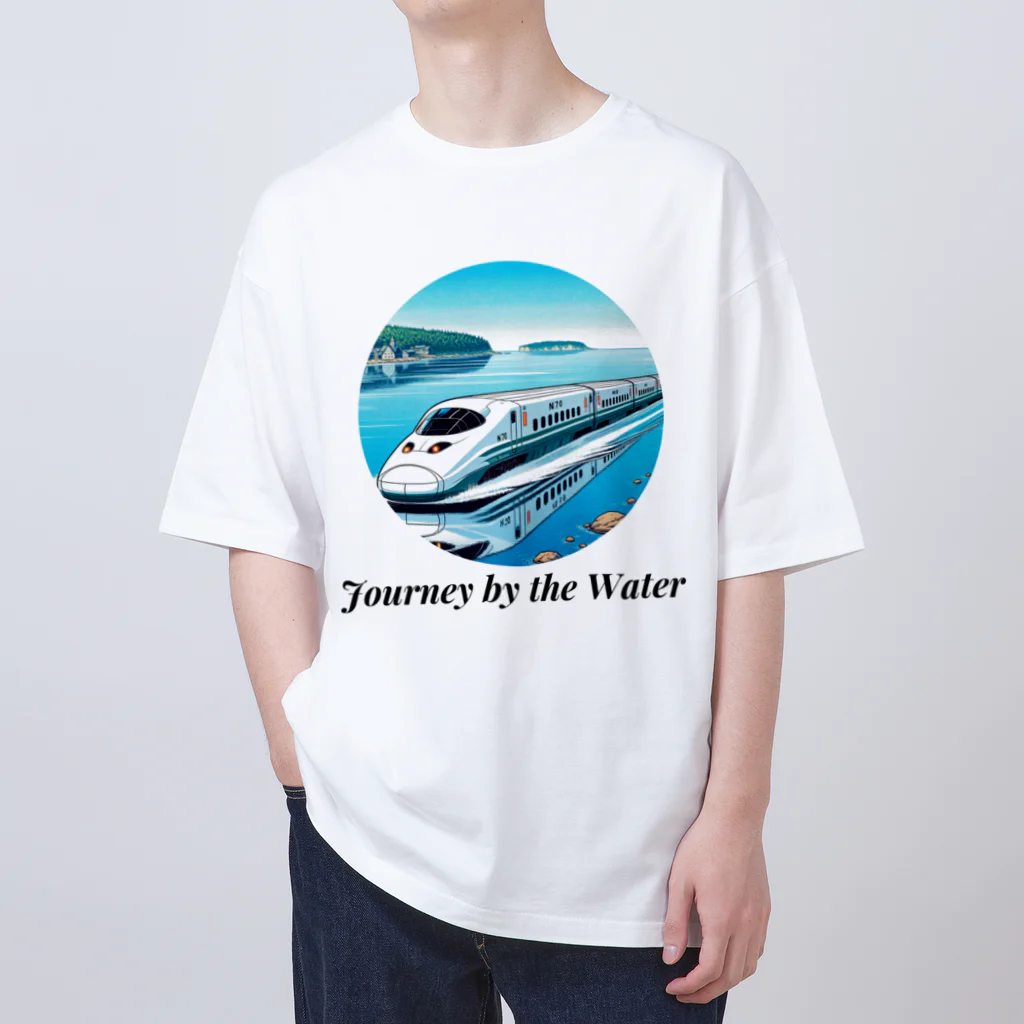 チェリモヤの新幹線 水辺の旅 01 Oversized T-Shirt