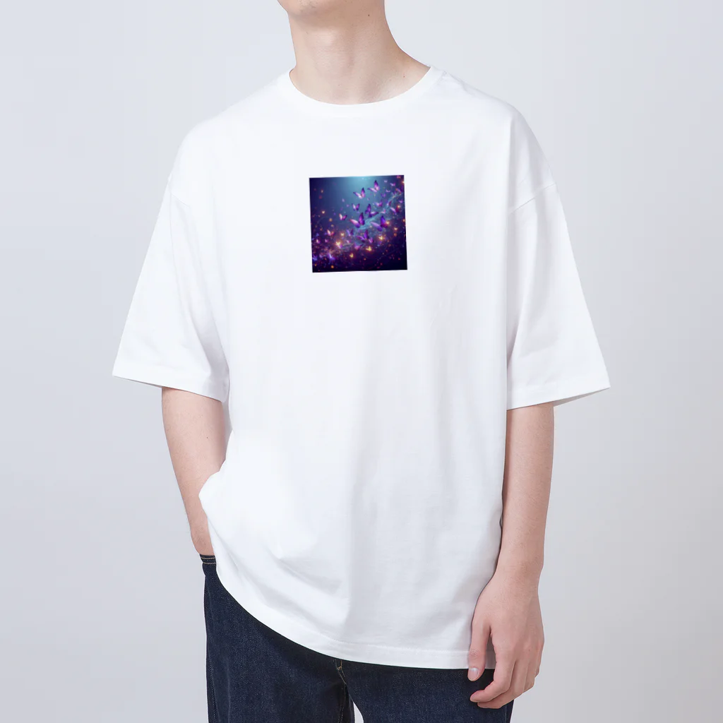 Hojo_Gorozaemonの紫蝶・壱 Oversized T-Shirt