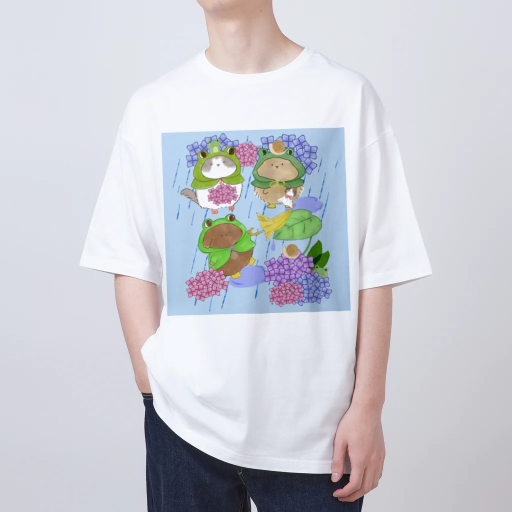 せとのお店屋さんの6月　土砂降りの日 Oversized T-Shirt