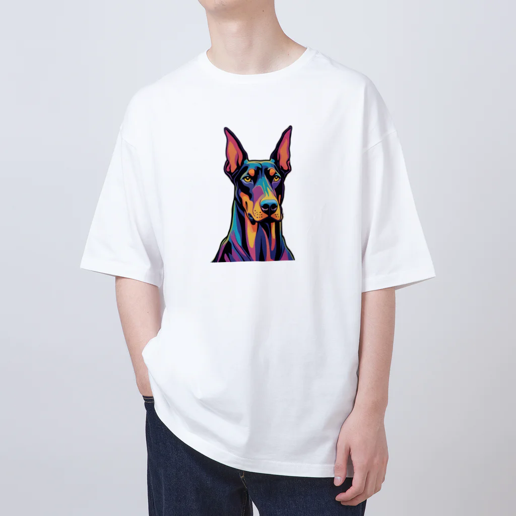 annrannのかっこいいドーベルマン、犬好き Oversized T-Shirt