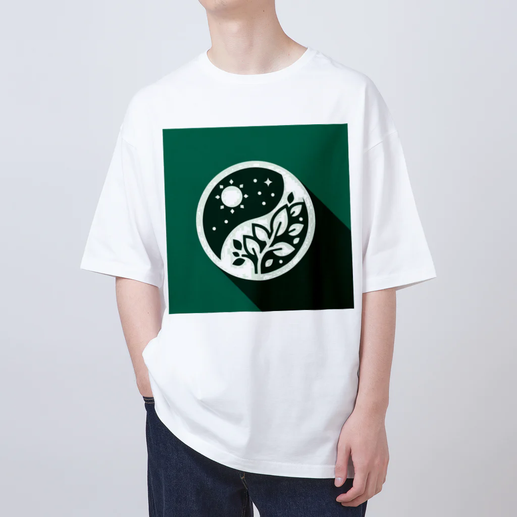 Qten369の地球を守ろう オーバーサイズTシャツ