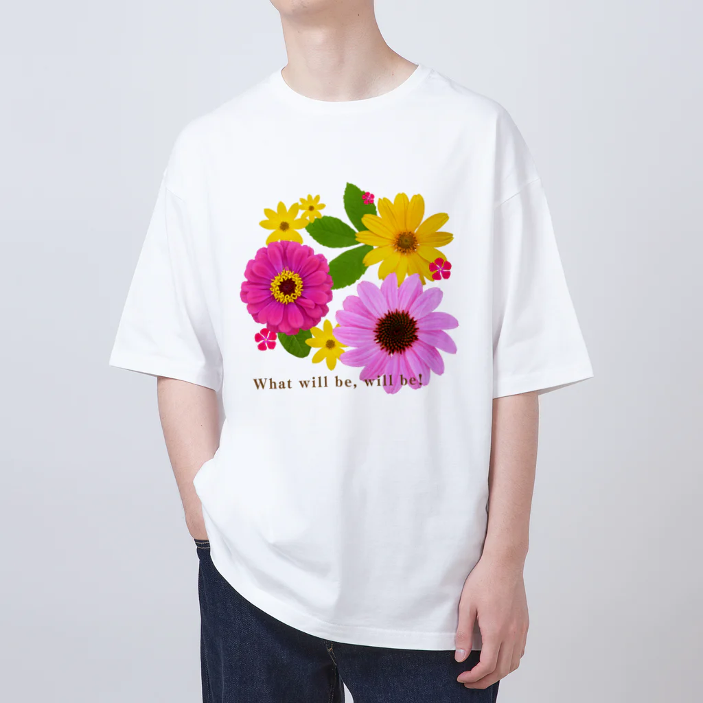 MIdesignのポップフラワー Oversized T-Shirt