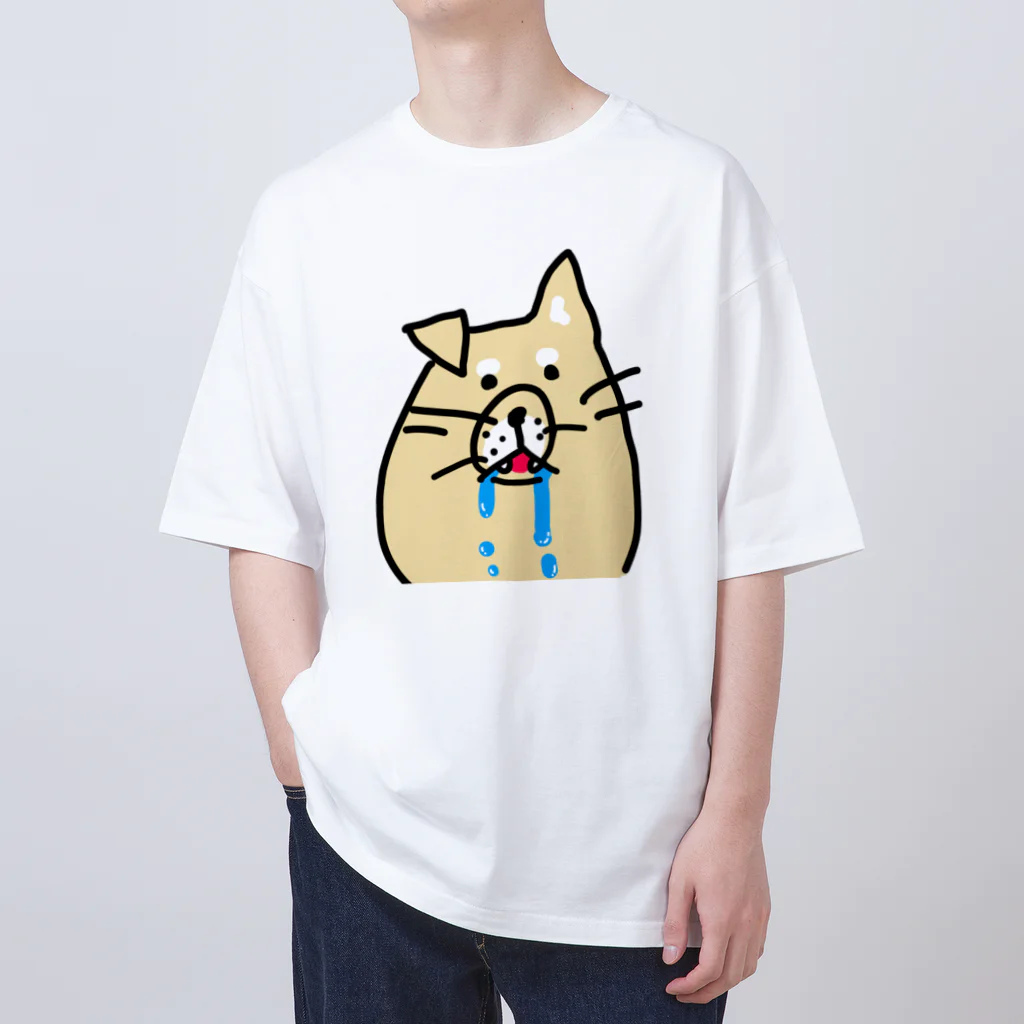 ビビりな番犬くんのビビりな番犬くん Oversized T-Shirt