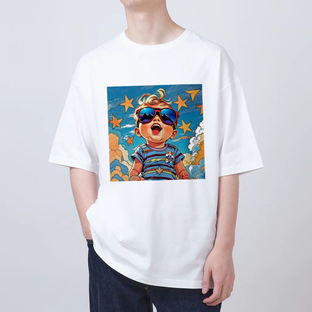 SOA  Designのfunky baby Oversized T-Shirt