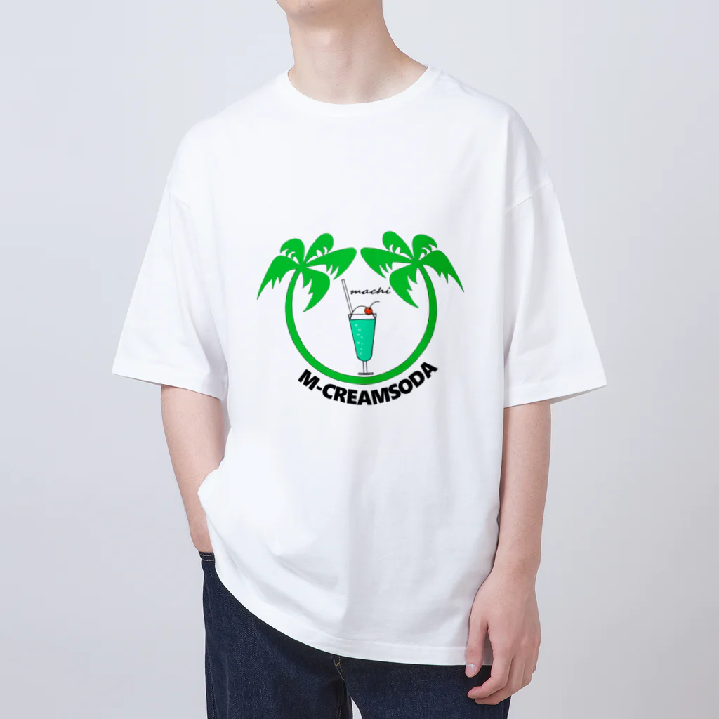 M-CREAMSODAのtropicalヤシ カラー オーバーサイズTシャツ