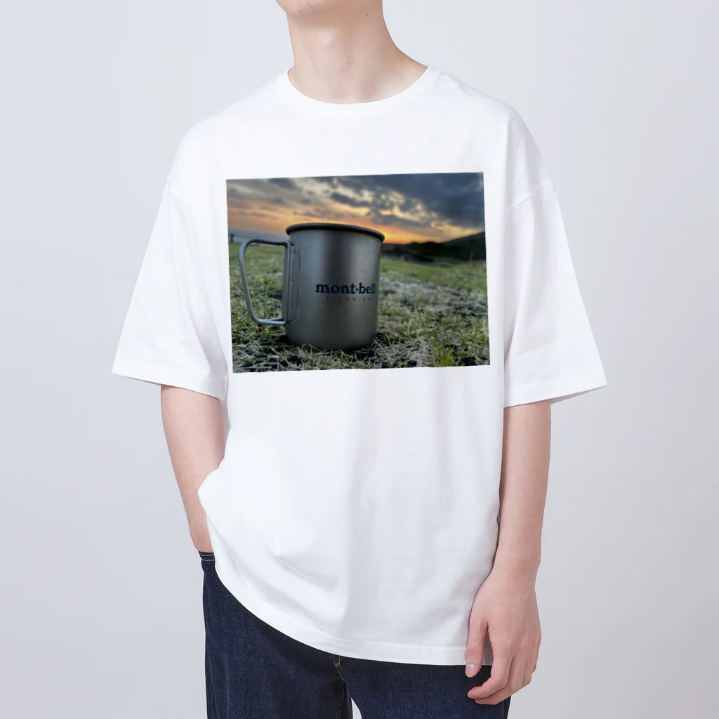 misawashopの島の夕焼け Oversized T-Shirt