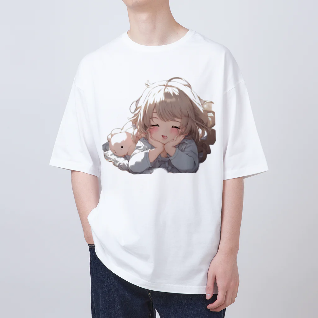 G-EICHISの眠れない夜の可愛い少女 Oversized T-Shirt