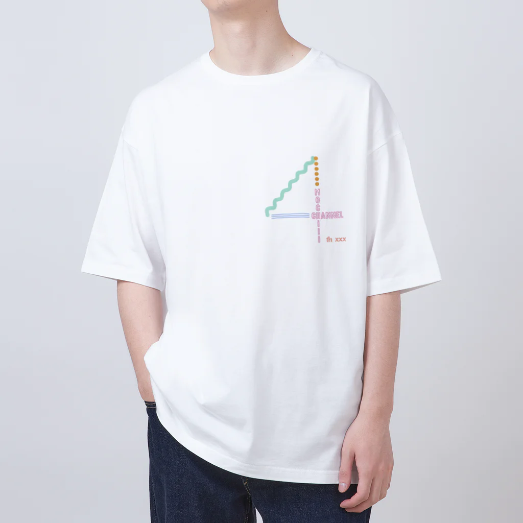 mochiii channelのmochiii channel 4周年記念グッズ Oversized T-Shirt