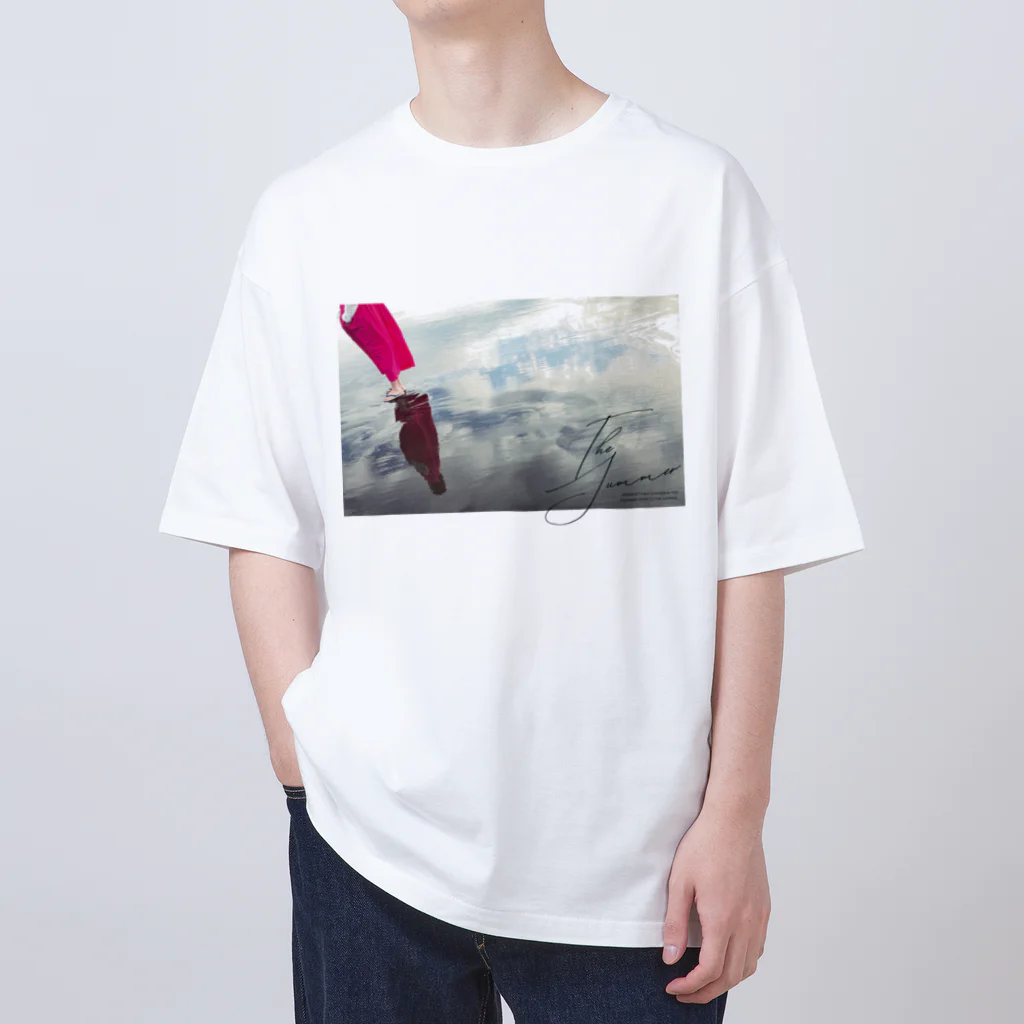 みずいろのときのナツT 001 Oversized T-Shirt