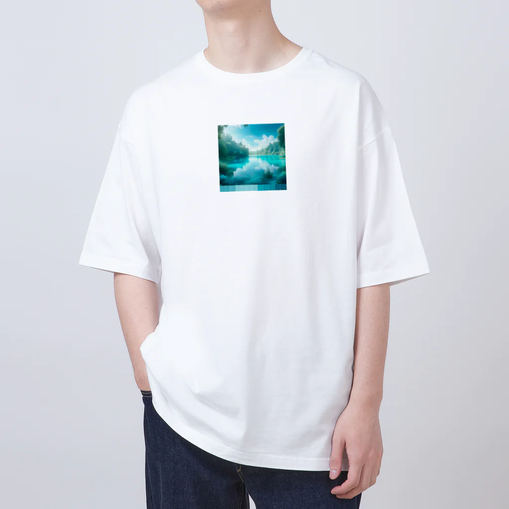 hana2ginの Almost Transparent Blue. Oversized T-Shirt