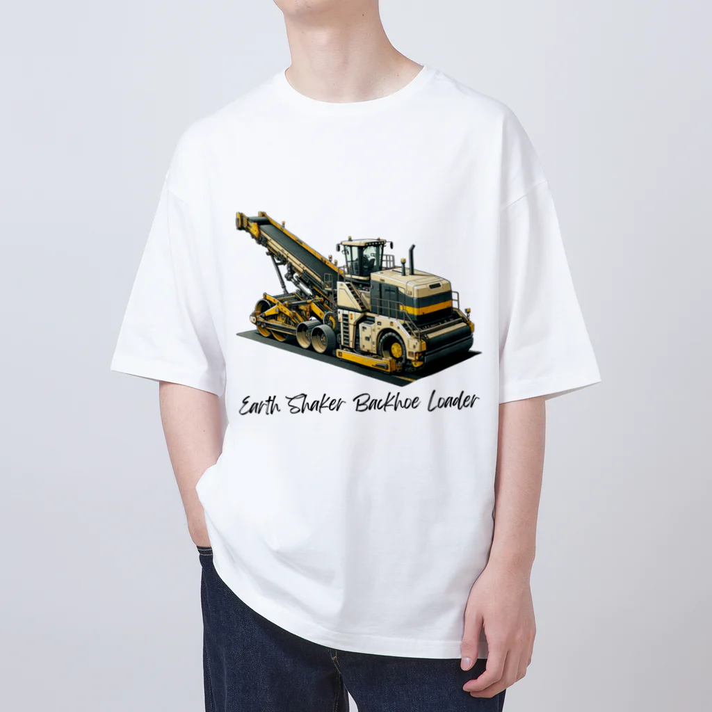 チェリモヤの建設の達人 働く車 06 オーバーサイズTシャツ