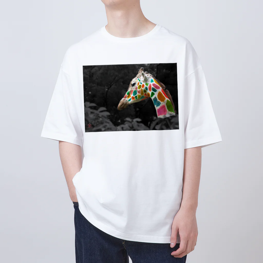 しゃくろーphotoのColor of the Giraffe オーバーサイズTシャツ