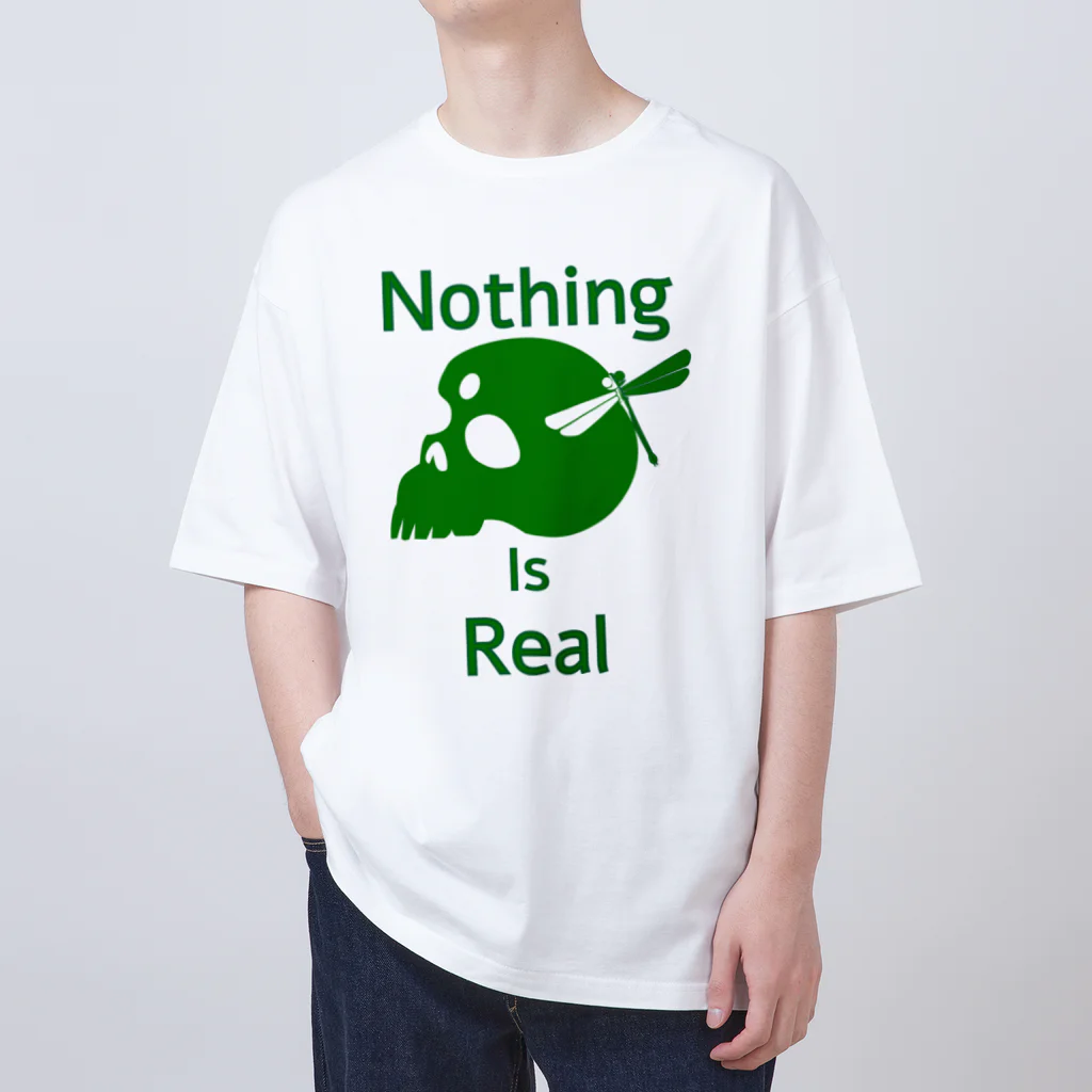 『NG （Niche・Gate）』ニッチゲート-- IN SUZURIのNothing Is Real.（緑） オーバーサイズTシャツ