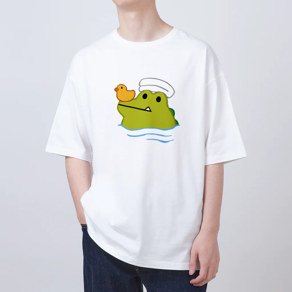 わりとせまいショップのblobwani(お風呂) オーバーサイズTシャツ