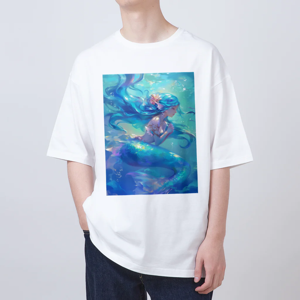 AQUAMETAVERSEの大切な人を想う人魚姫　7883 Oversized T-Shirt