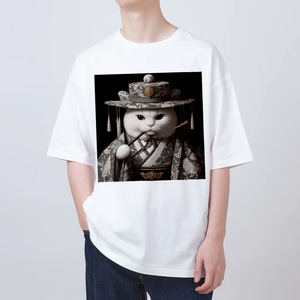 ArtVoyageの猫殿の風雅 Oversized T-Shirt