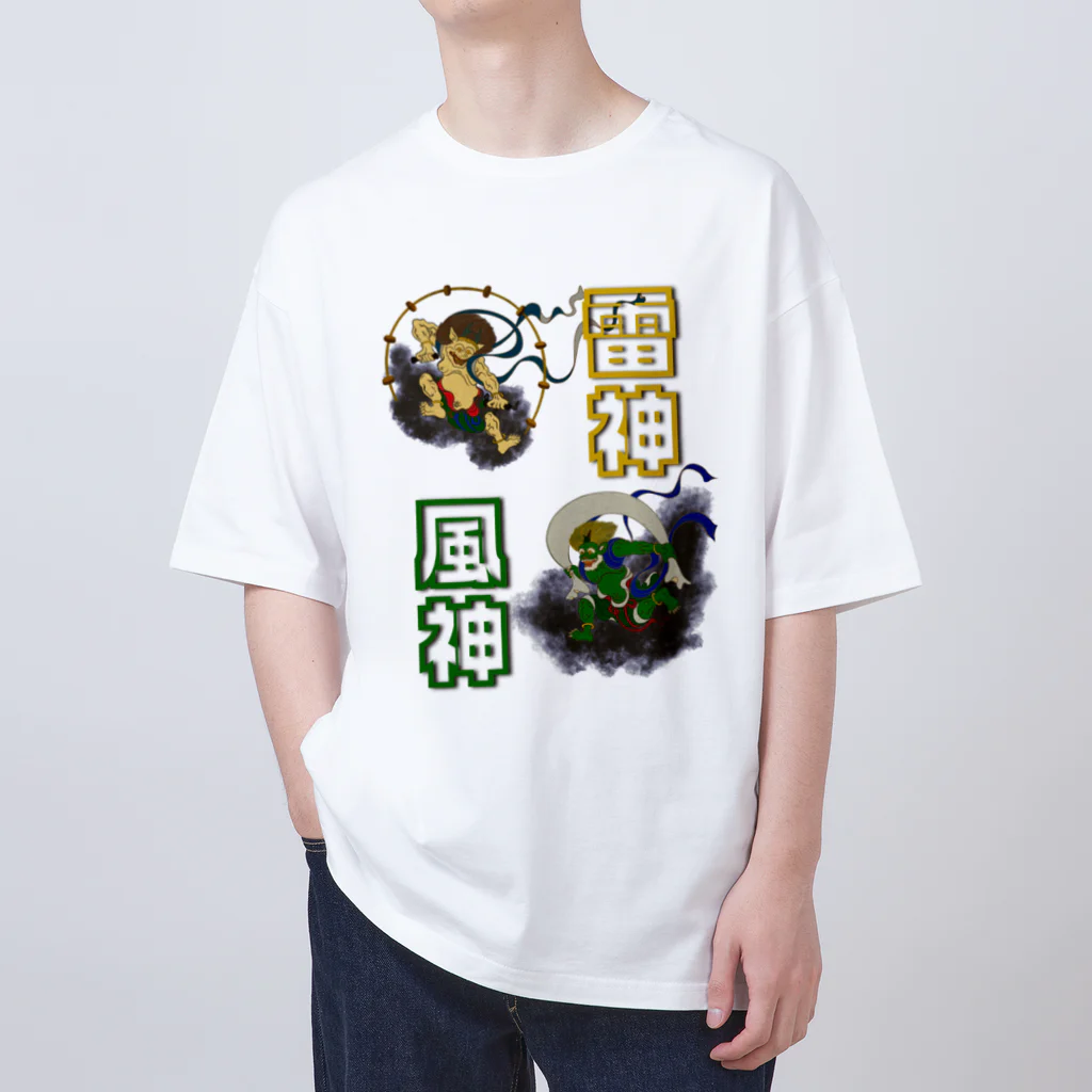 Taikokeの風神雷神 オーバーサイズTシャツ