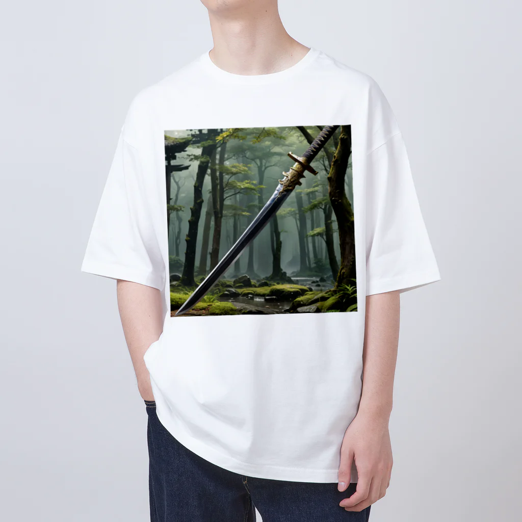 片山淳大の武器シリーズ　刀 Oversized T-Shirt