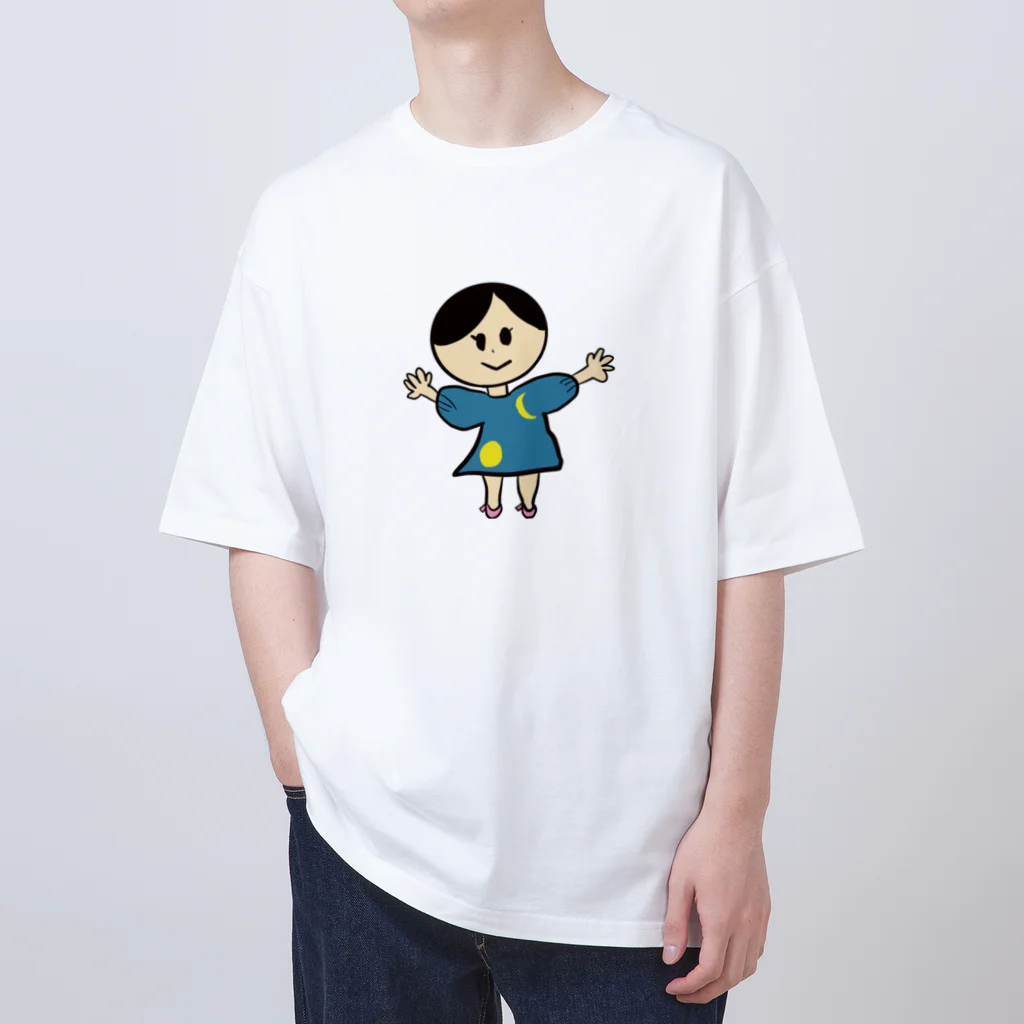 お絵かきリメイク『ＨＡＲＵ』のみかづき オーバーサイズTシャツ