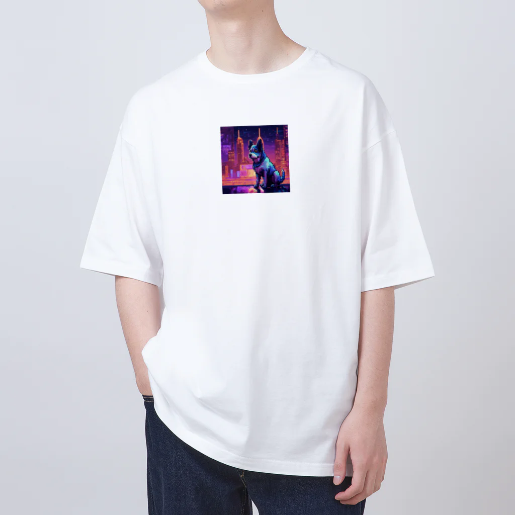 jiggyのnight dog オーバーサイズTシャツ