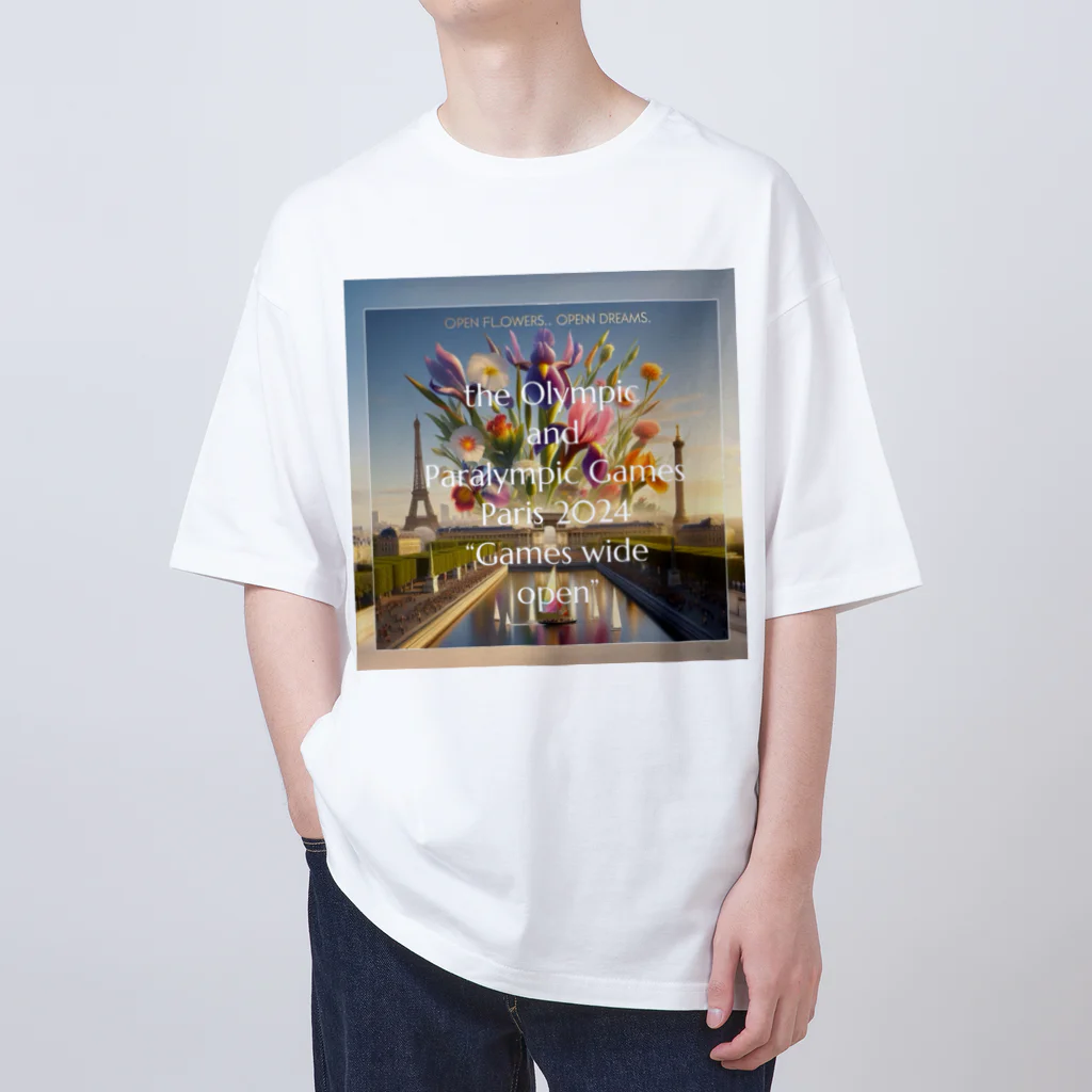 Mioluckypinkyのパリ　オリンピック　パラリンピック　2024 Oversized T-Shirt