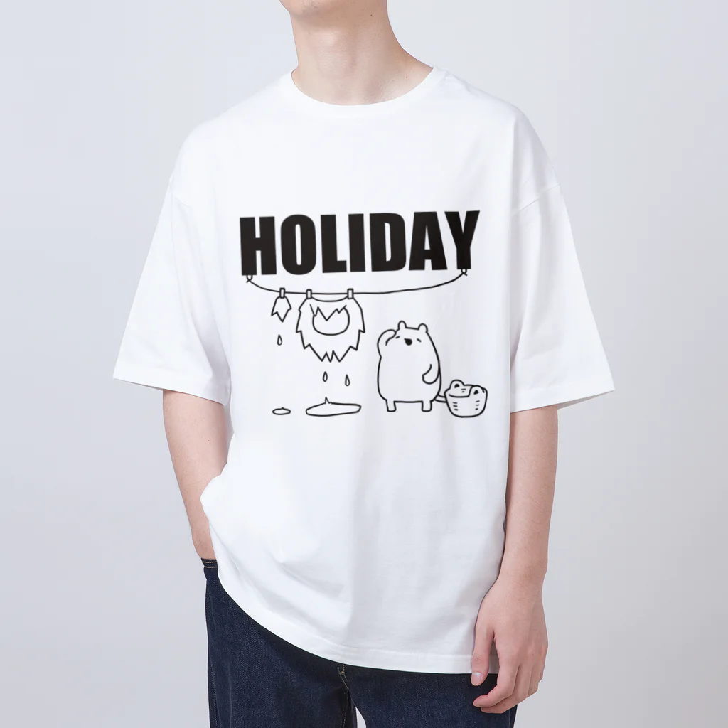 うさやの【HOLIDAY】ライオンさんの休日 Oversized T-Shirt