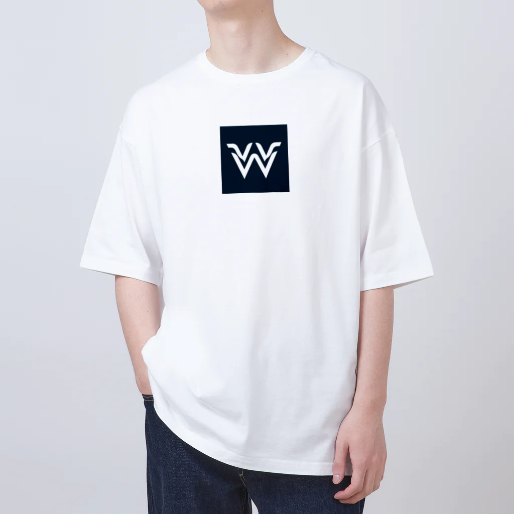 wワンダーワールドwのwwロゴ014 オーバーサイズTシャツ