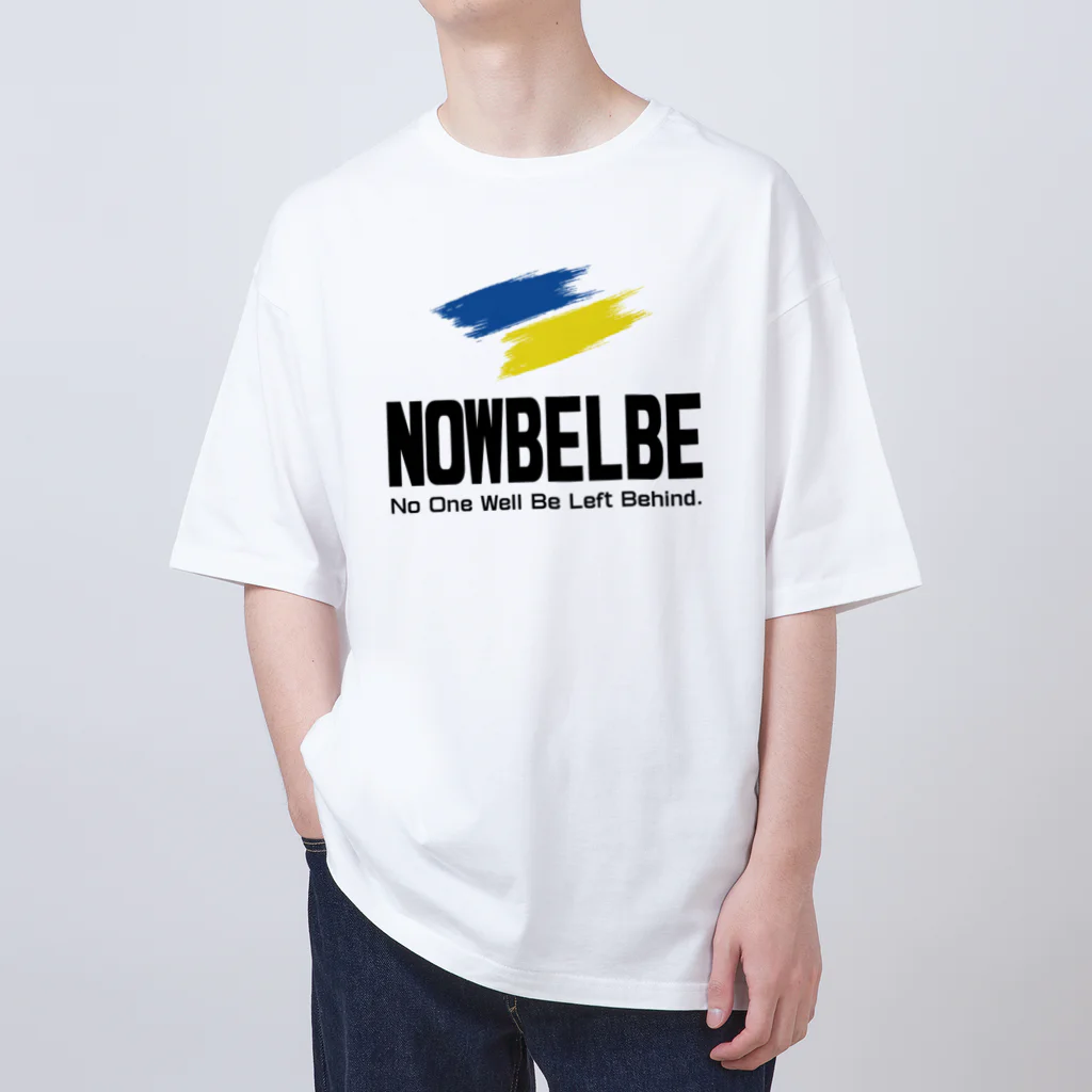 ナウベルビーのナウベルビーブランド ウクライナカラー Oversized T-Shirt