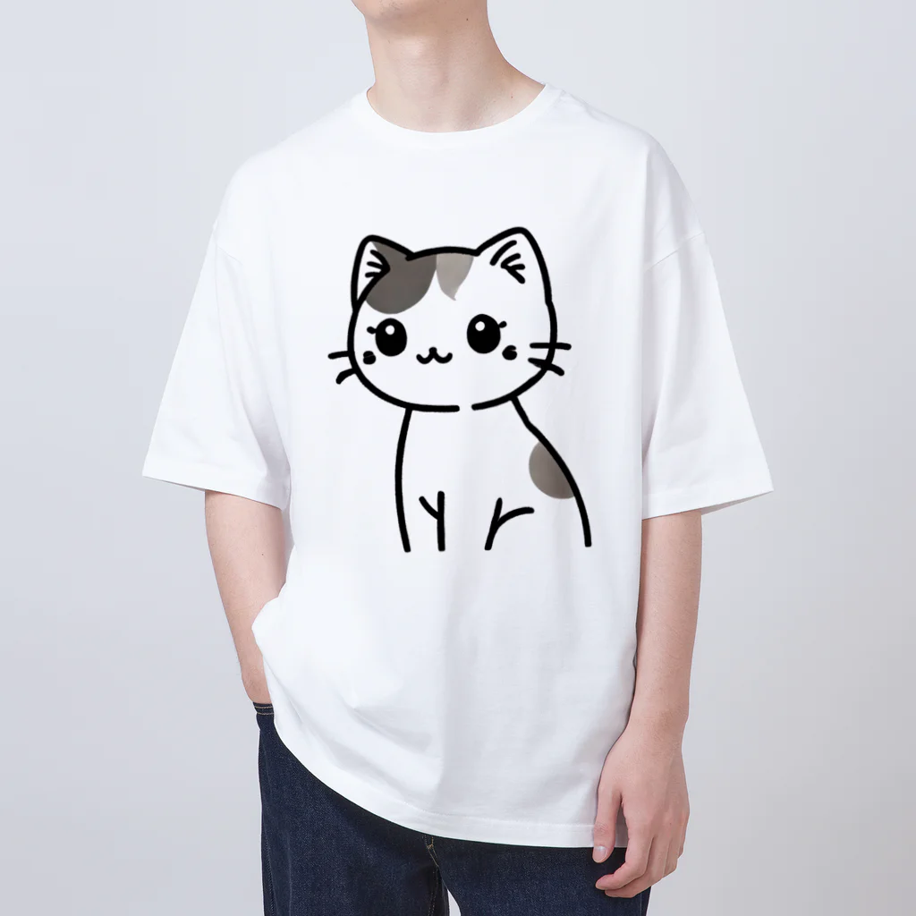 チェリモヤのみけねこ Oversized T-Shirt