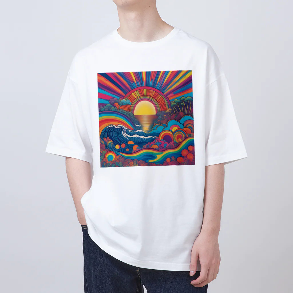 poniponiのアートポップな夏 Oversized T-Shirt