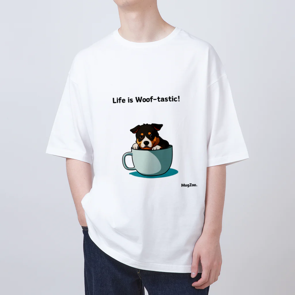 MugZooの【MugZoo】シリーズ #03 ワンちゃん オーバーサイズTシャツ