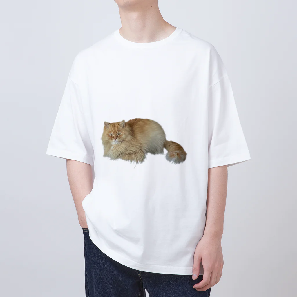 ペパ子さんちのもこもこは暑いよTシャツ オーバーサイズTシャツ