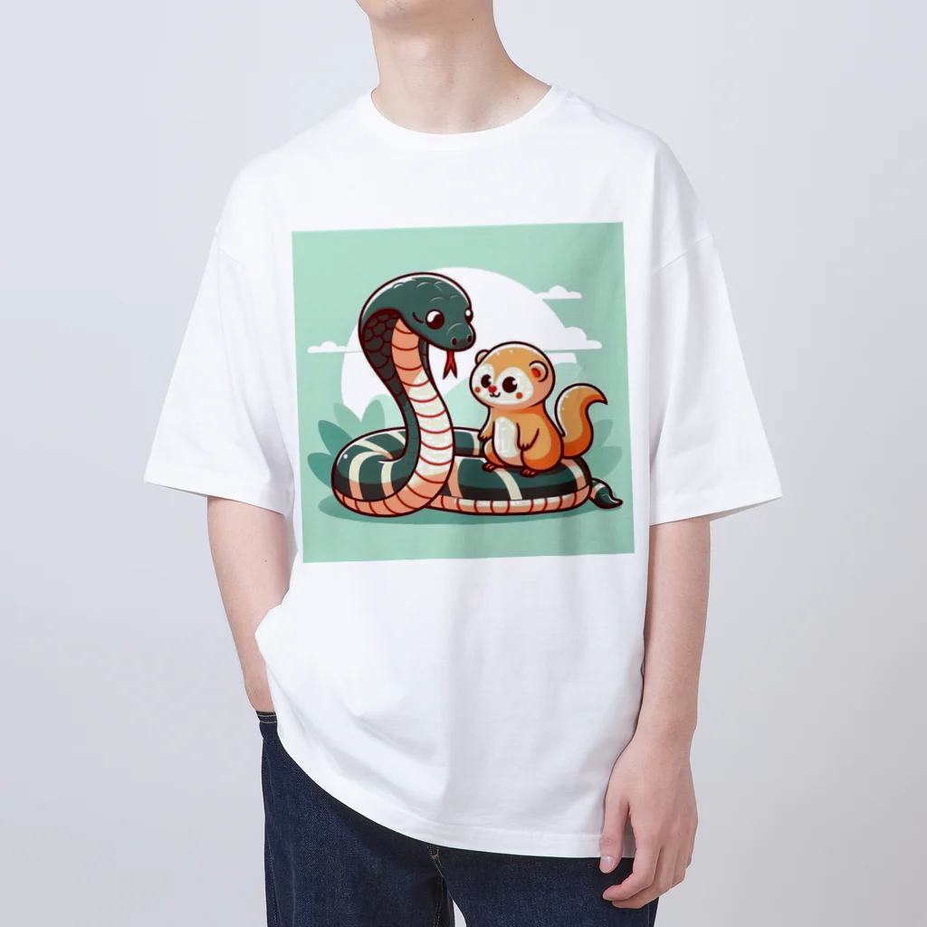 春薫杜のグースとコッピー Oversized T-Shirt