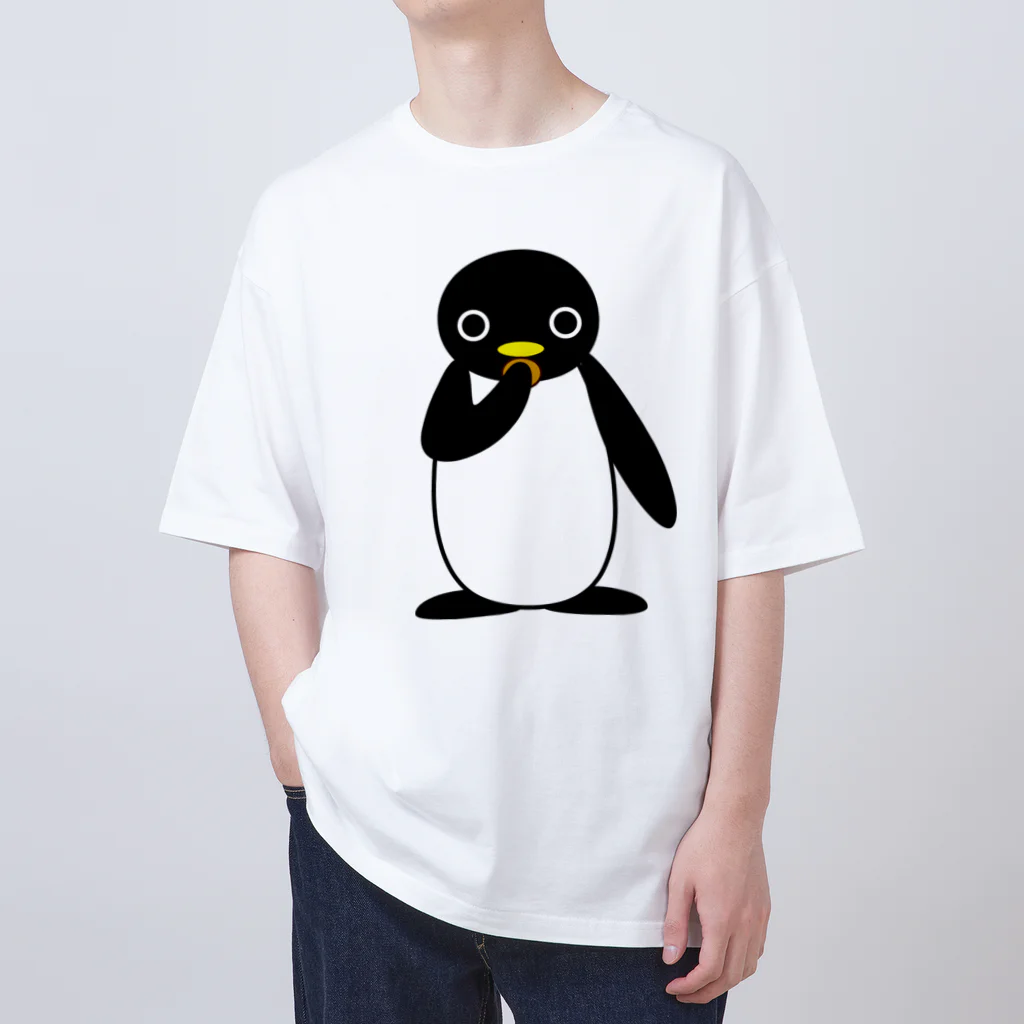 みすづの食いしん坊なペンギン オーバーサイズTシャツ