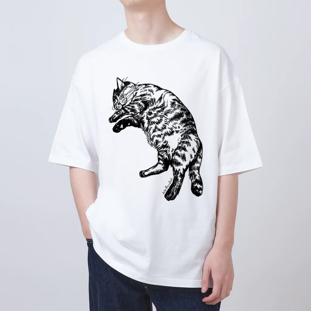 エンドロッコのお店のぴーすふるスリープbyねこ Oversized T-Shirt