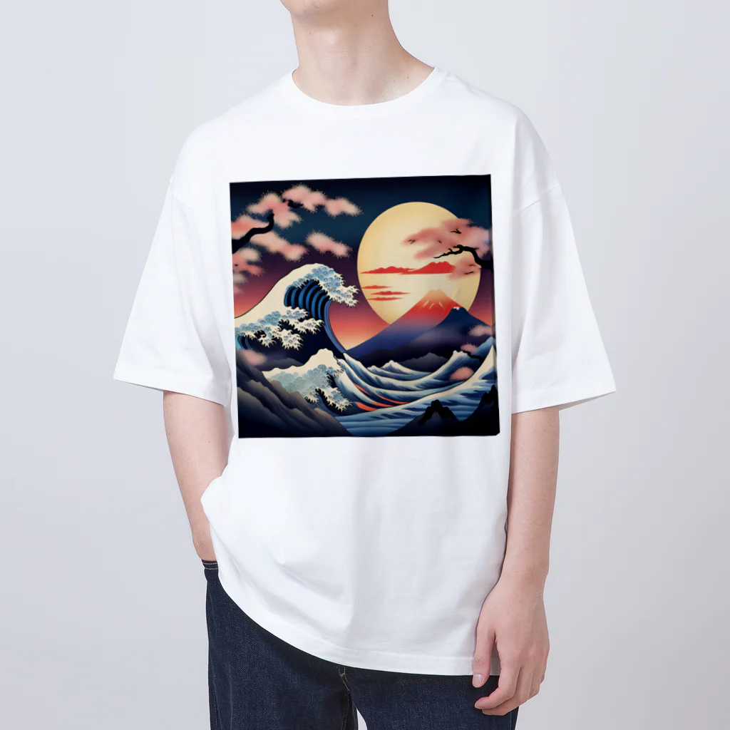 8890の浮世絵 オーバーサイズTシャツ