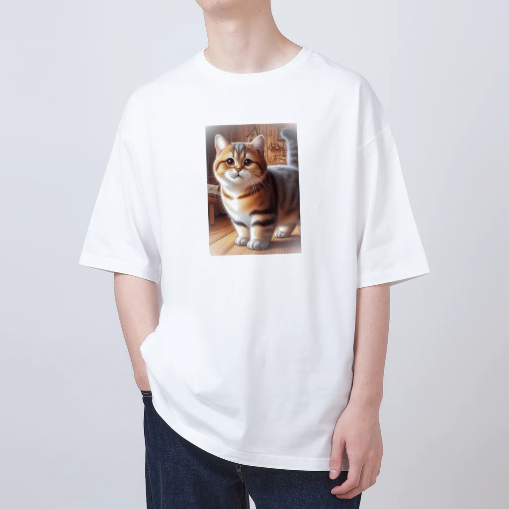 SAKIのマンチカン Oversized T-Shirt