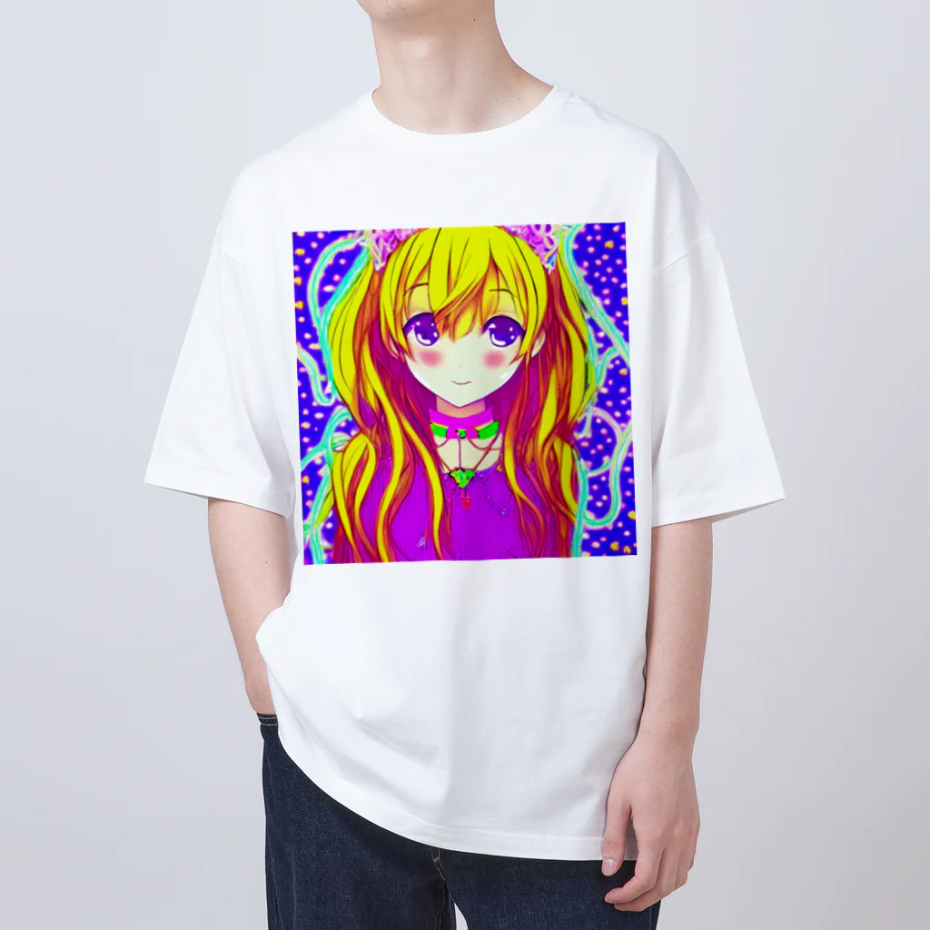 きゅぴきゅぴガールの金髪優しげ★きゅぴきゅぴガール Oversized T-Shirt