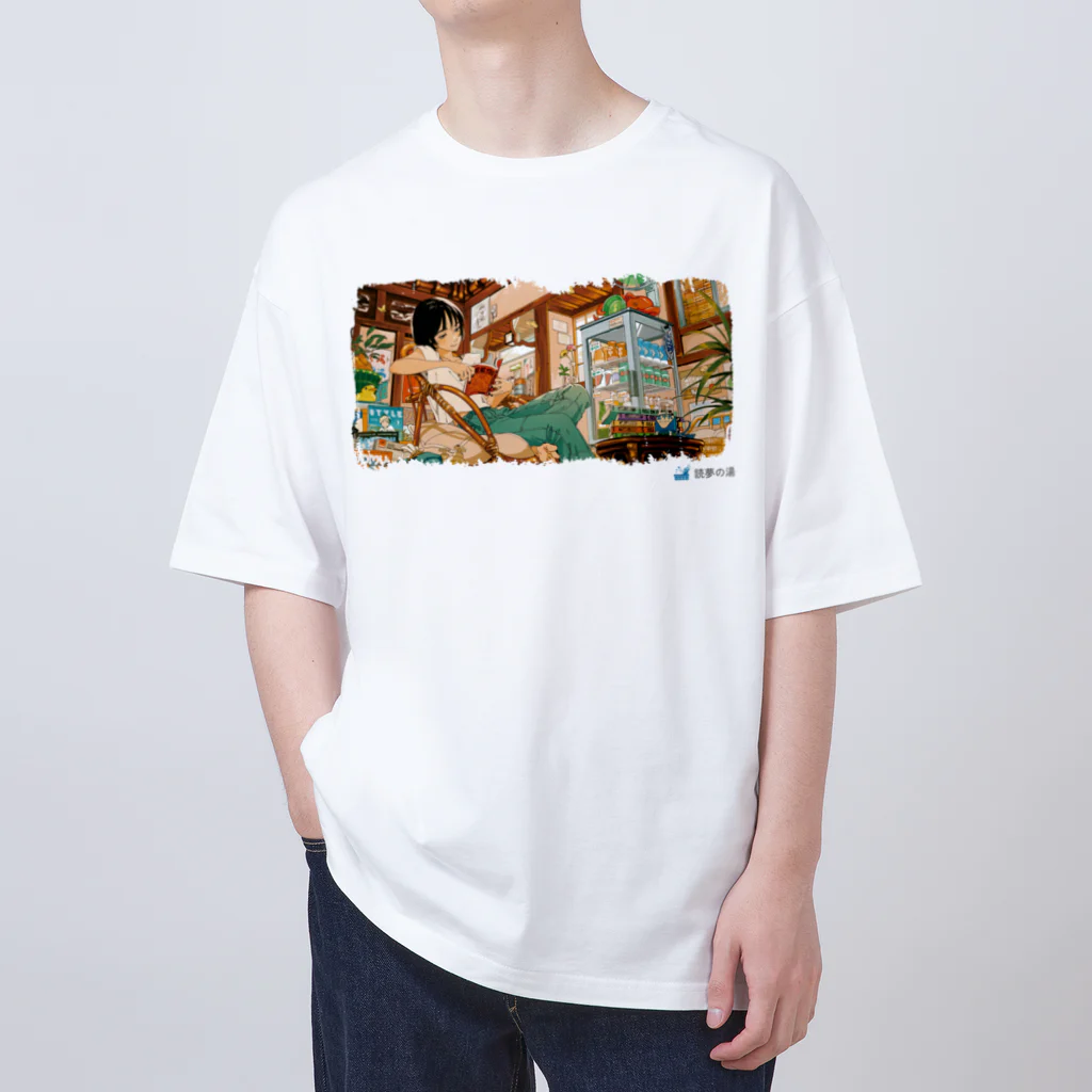 yomunoyuの高円寺の書店「読夢の湯」オリジナルTシャツ Oversized T-Shirt