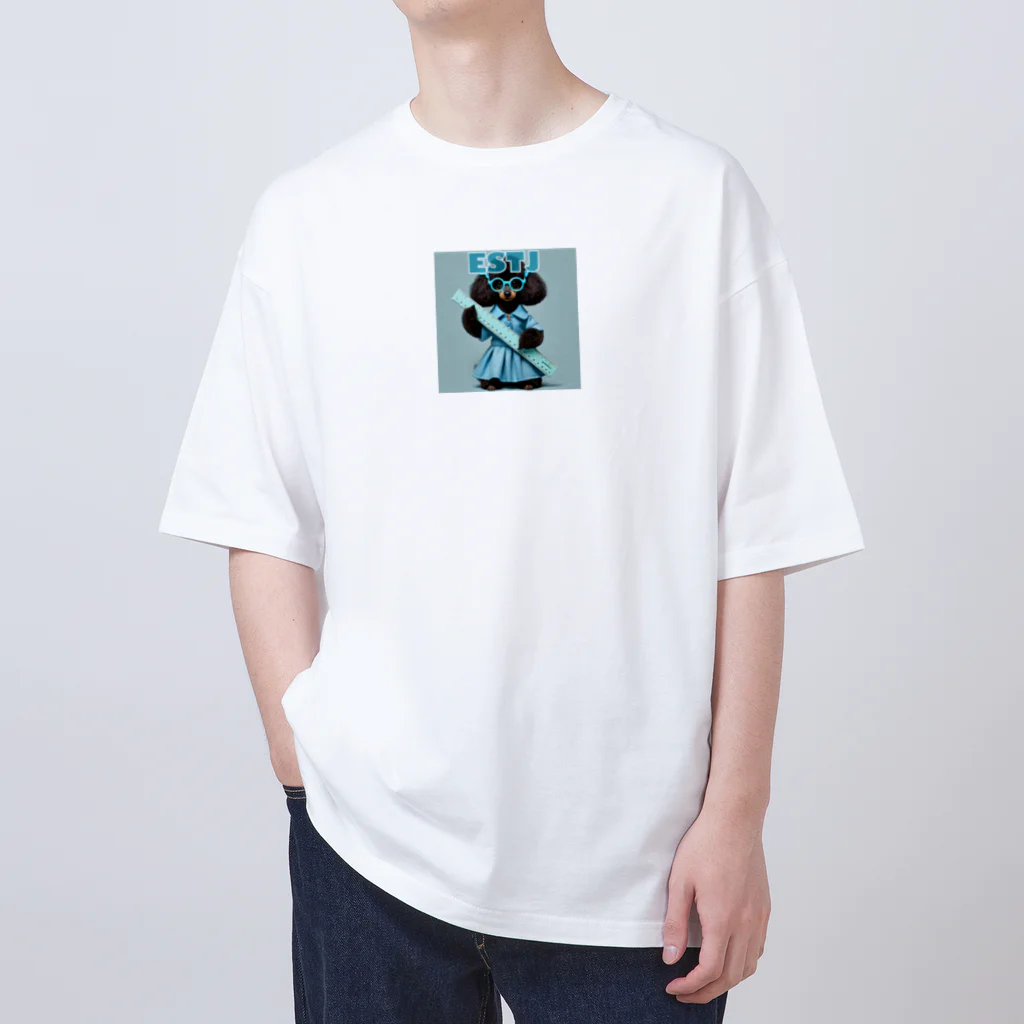 MsArtShopのESTJのトイプードル Oversized T-Shirt