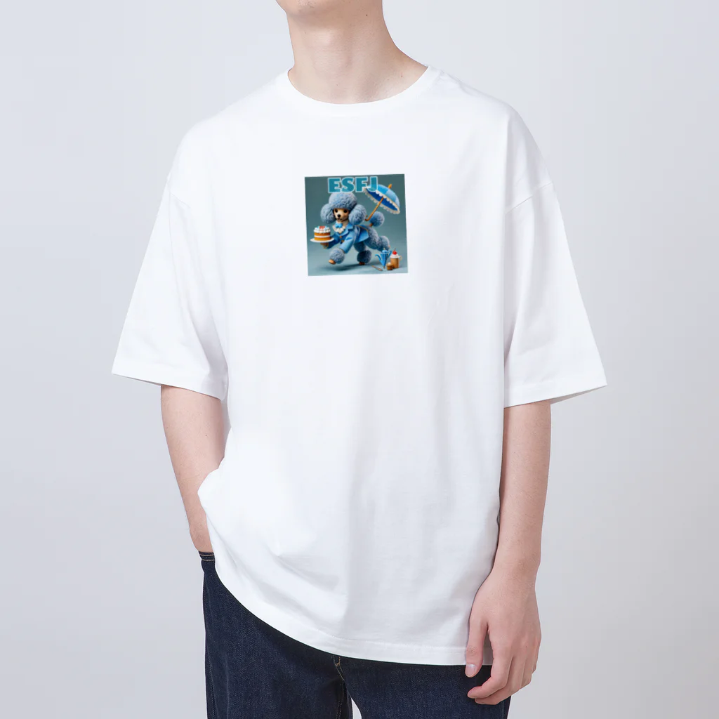 MsArtShopのESFJのトイプードル Oversized T-Shirt