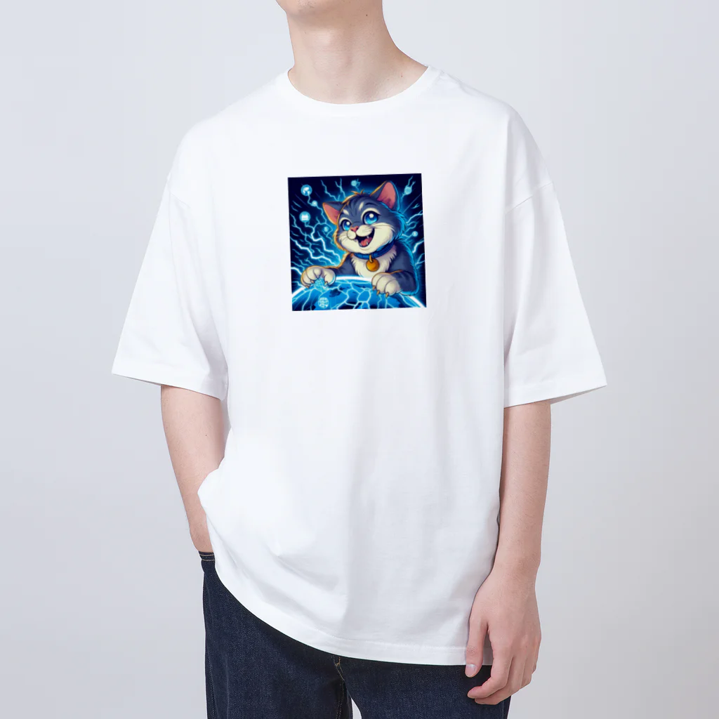 frogsystemの電脳猫 Oversized T-Shirt