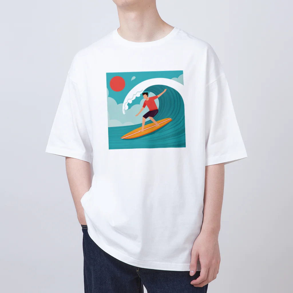 chan-takehaniのビッグウェーブに乗る Oversized T-Shirt