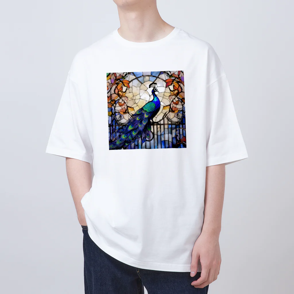 タカヤマ・サイトの絢爛豪華・孔雀 Oversized T-Shirt